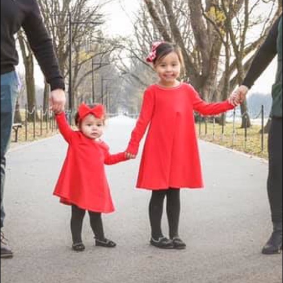 Beautiful Red Holiday Dress - Picture 6 of 6